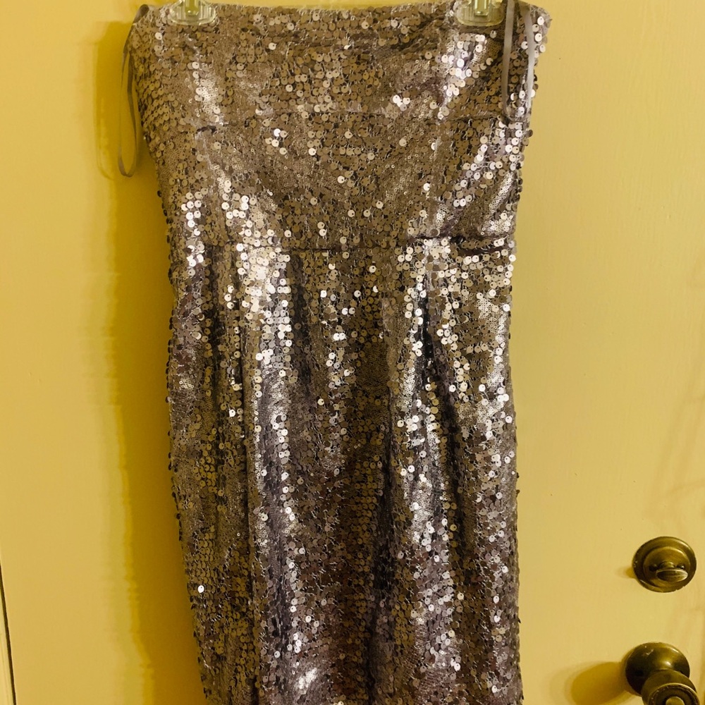 BCBG strapless dress